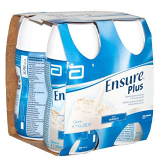 Ensure Plus Vaniglia 4X200ml